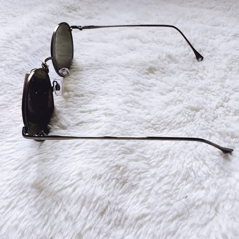 Blaine Bright Green Polarized Mirrored Sunglasses